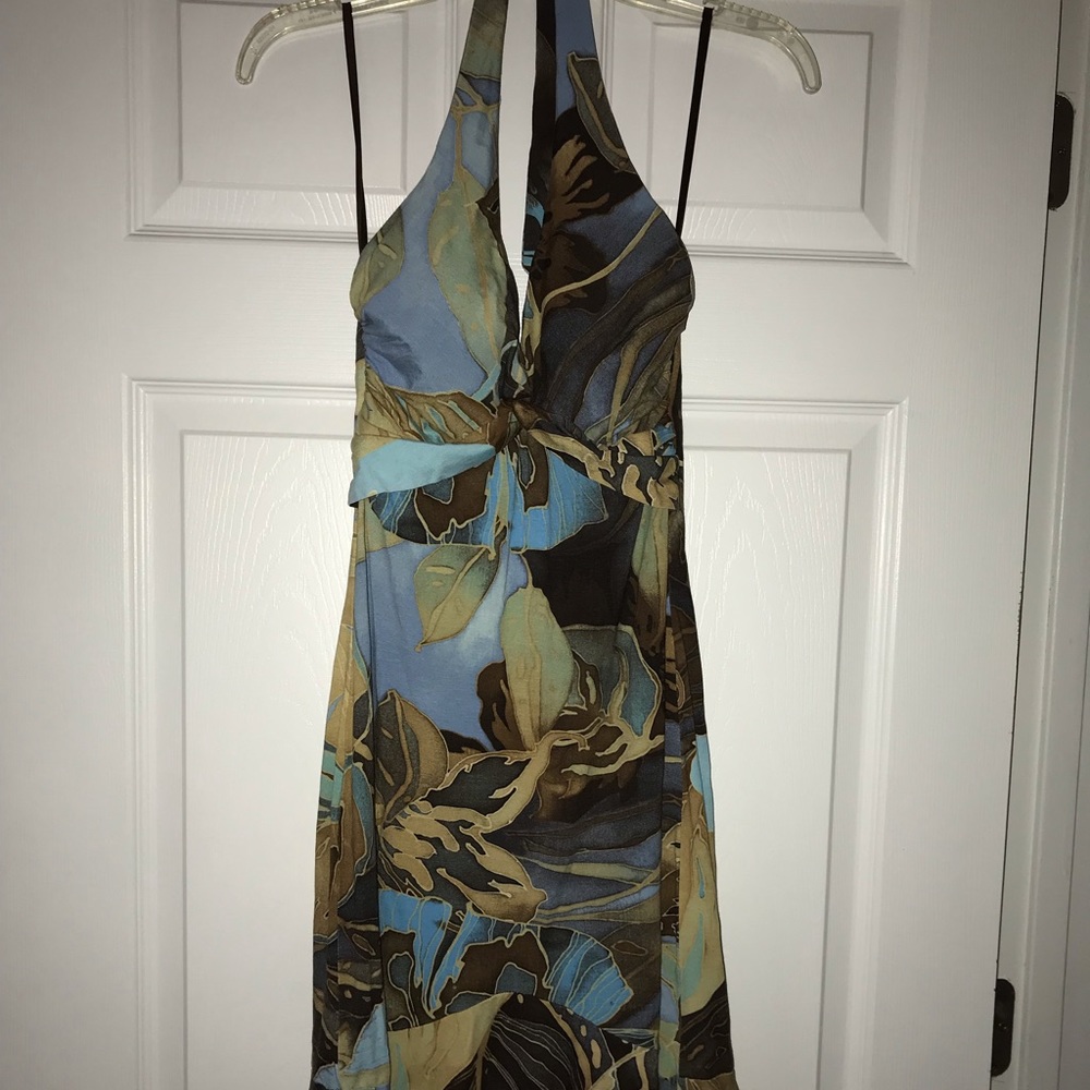 Cache Floral Halter Dress 6